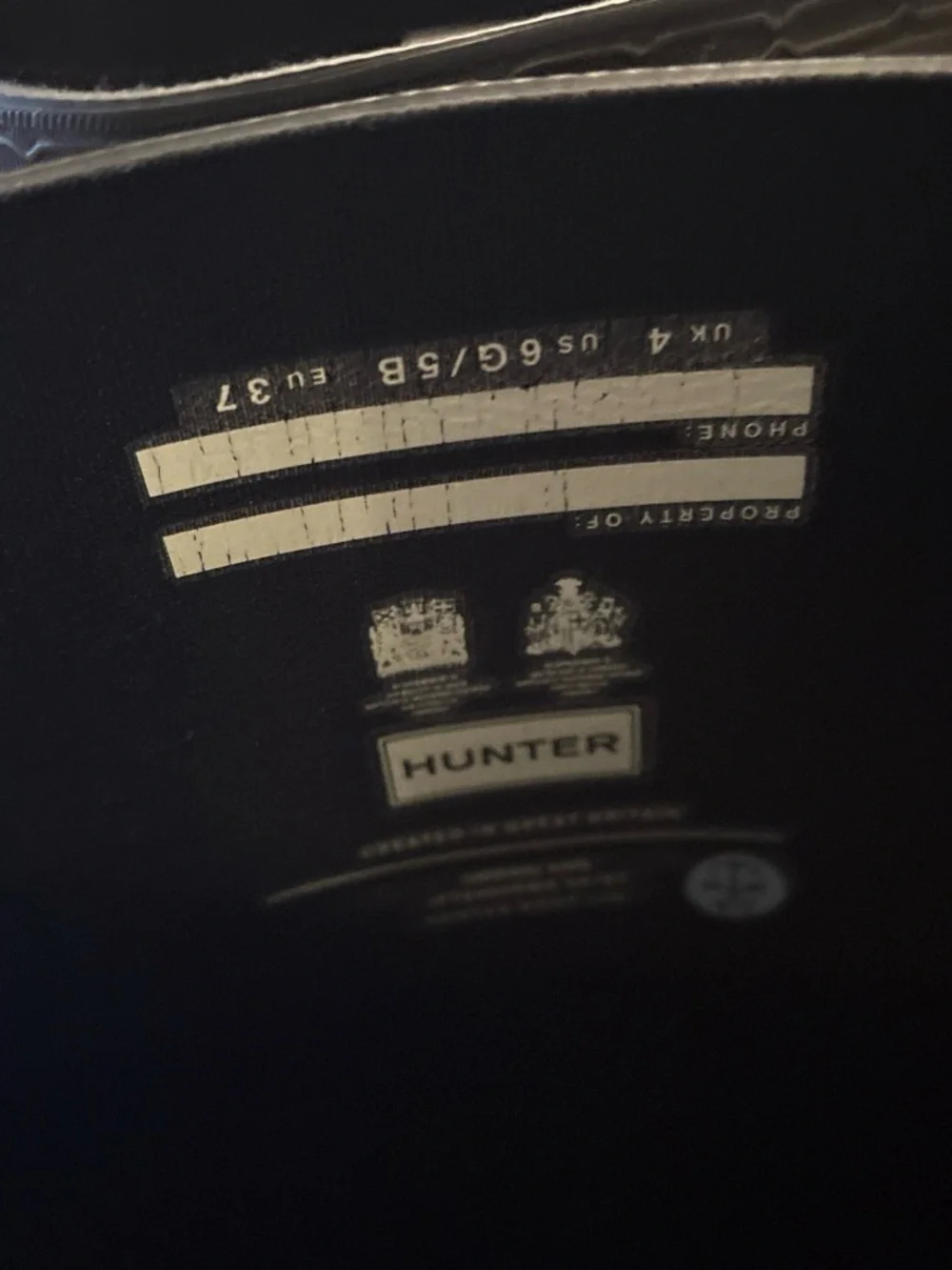 Hunter Tall Black Rain Boots